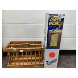 Wooden Storage Rack and Band-It Veneer Facing