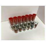 Holiday-Themed and Red Glass Tumblers