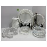Milk Glass and Hobnail Glassware