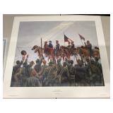 Mort Kunstler Signed Print 'Lee's Lieutenants' #77