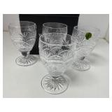Four Waterford Crystal Goblets