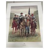 Mort Kunstler 'Lee' Print #1138/1950 with COA