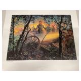 Mort Kunstler Signed Lithograph #689/1000 with COA