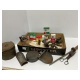 Vintage Kitchen and Tool Items in Box