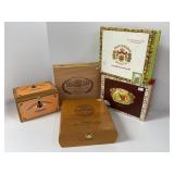 Empty Cigar Boxes, Various Brands