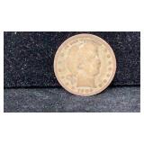 1996-O Silver Barber Quarter