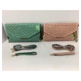 Two Ampere Creations Laser-Cut Handbags