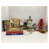 Vintage Collectibles Assortment Including Books an