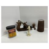 Lot with BB Pellets, Dolphin Figurine, and Tools