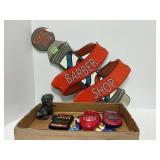 Metal Barber Shop Sign, misc games