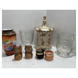 Decorative Ceramic and Glassware Lot