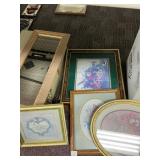 Framed Artwork and Mirrors