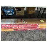 Boxes of Glueless Laminate Flooring