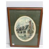 Framed Print of Tayloe House by Jacqueline Alexand