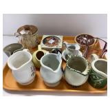 Ceramic and Glass Pitchers