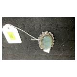 German Silver Size 8 Labarodorite Ring