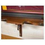 Wall-Mounted Wooden Shelf, 30 in Wide