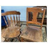 Wooden Dining Chairs With Distinct Backrests