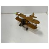 Metal Biplane Model with German Cross Markings