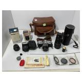 Minolta SR-T 101 Camera Kit with Lenses and Access