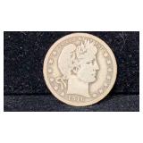 1916 Silver Barber Quarter