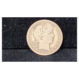 Semi-key 1915-S Silver Barber Quarter