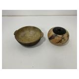 Ceramic Bowls with Decorative Elements