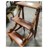 Step Stool with Turned Legs