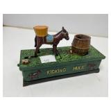 Cast Iron 'Kicking Mule' Mechanical Bank