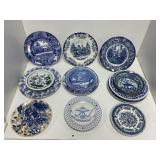 Blue and White Decorative Plates