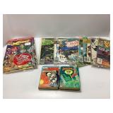 Collection of Comics and Paperback Books