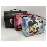 Three Metal Lunchboxes