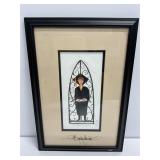 P Buckley Moss Signed Print #22/1000 Framed