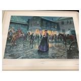 Mort Kunstler 'The Palace Bar' Print, Signed & Num
