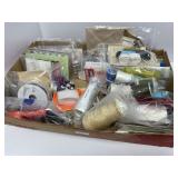 Sewing and Craft Supplies in Box
