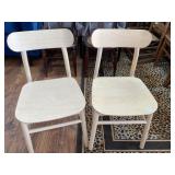 Natural Wood Dining Chairs ,2