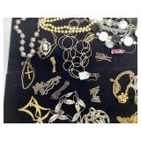 Costume Jewelry Lot With Necklaces & Pendants