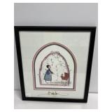 P Buckley Moss Framed Print #811/1000