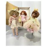 Three Marie Osmond Collector Dolls