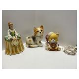 Figurines, Wall Plaques, and Quilts