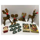 Wooden Christmas Decorations and Ephemera