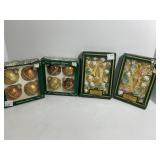 Hand-Decorated Glass Christmas Ornaments