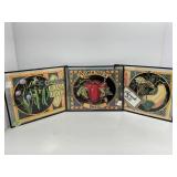 Three Framed Vintage-Style Prints