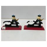 Cast Iron Nutcrackers on Wooden Bases