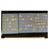 Silver Mercury Dimes Folder w/ (39) Dimes, no