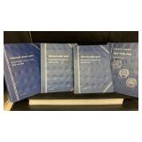 (4) Lincoln Cents Folders: (2) #1 1909-1940, #2