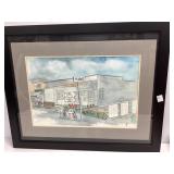 Original Watercolor of Unger, WV General Store