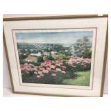 Framed Lithograph Print by Chun, 27x32 Inches