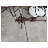 Vintage Manual Post Hole Auger with Handles