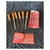 Group of pics, miniature files and handle...
